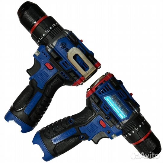 Шуруповерт KLS 133N бесщеточный 60нм, патрон 10мм