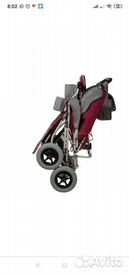 Инвалидная коляска складная бу