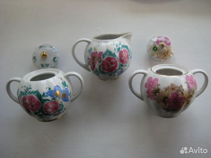 Молочник и сахарница лфз СССР