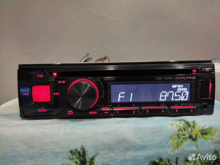 Магнитола alpine cde 170rr