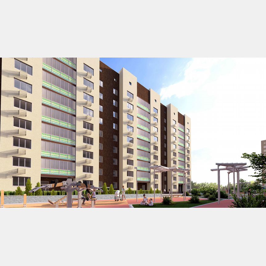 1-к. квартира, 43,4 м², 8/9 эт.