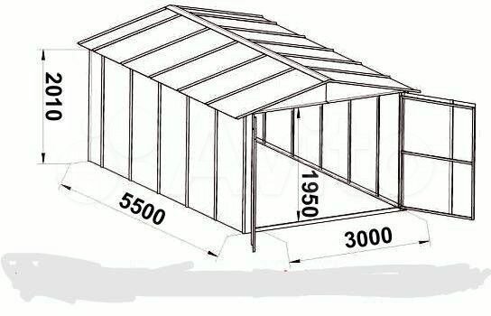 Гараж, 18 м²