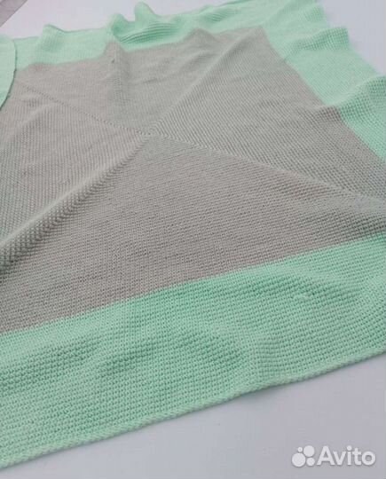 Плед детский вязаный ручная работа