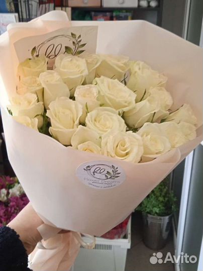 Букет Розы белые 11 шт