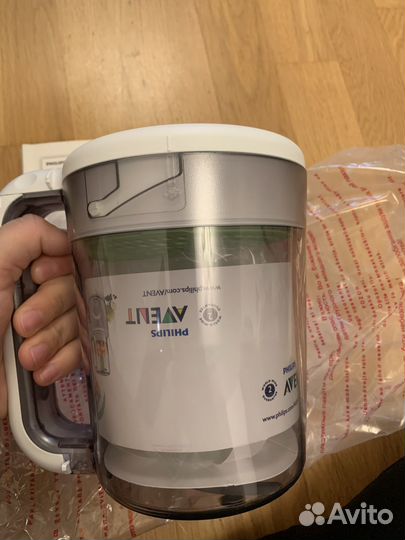 Пароварка блендер philips avent 2 в 1 новая