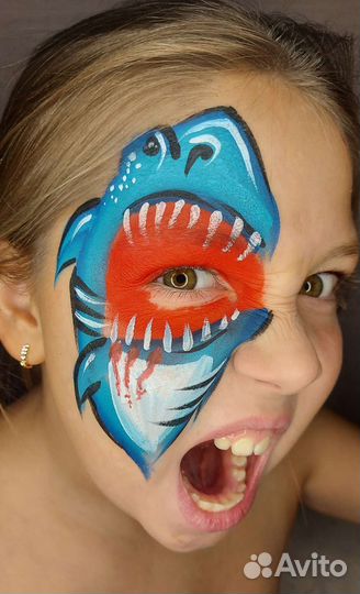 Аквагрим, блеск-тату