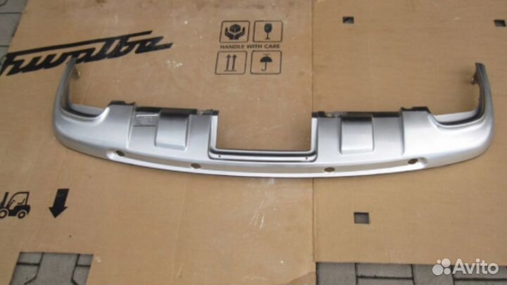 Volkswagen Touareg юбка заднего бампера