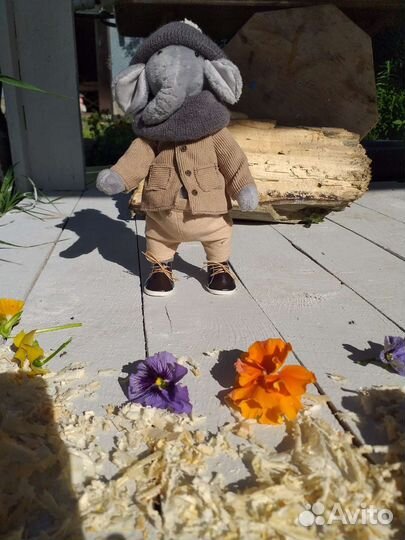 Слоник тедди мишка teddy ручная работа