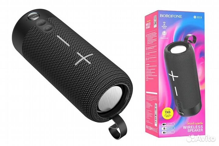 Колонка borofone BR19 Bluetooth/USB/MicroSD/FM/TWS