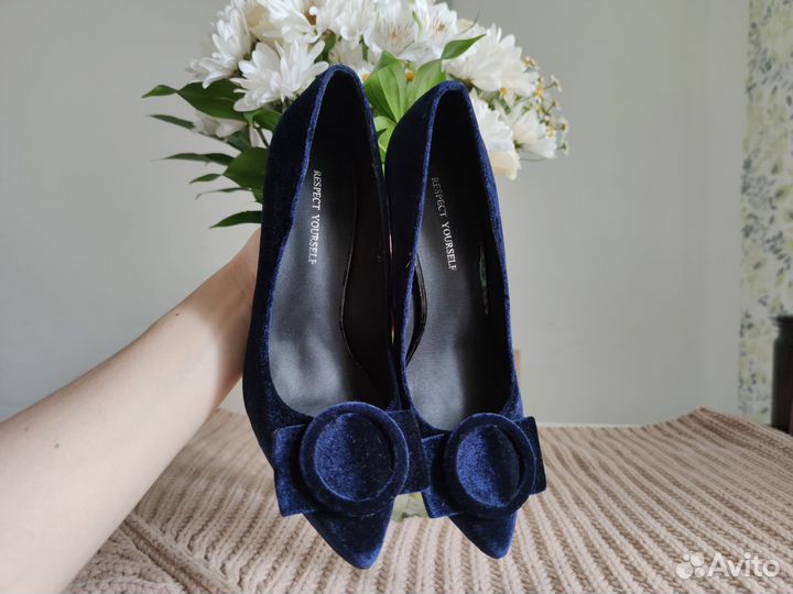 Туфли женские 37 размер новые respеct на каблуке