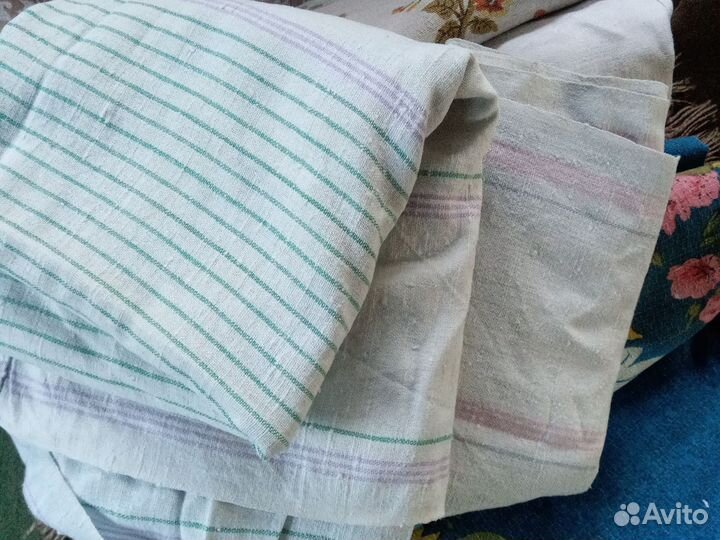 Льняные шторы скатерти простыни