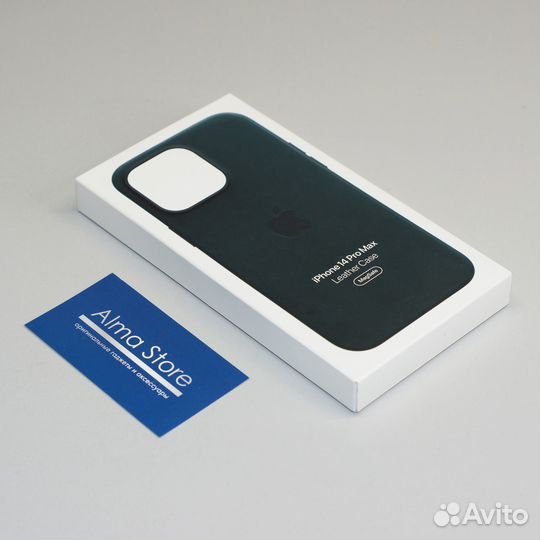 Оригинальный кожаный чехол Apple iPhone 14 Pro Max