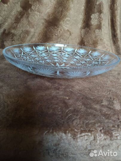 Блюда хрустальные, СССР