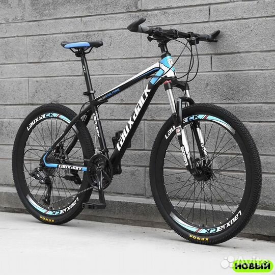 Скоростной велосипед Чёрно синий новый