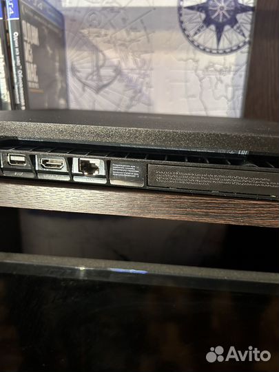 Sony playstation 4 slim 1tb с играми, 2 джойстика