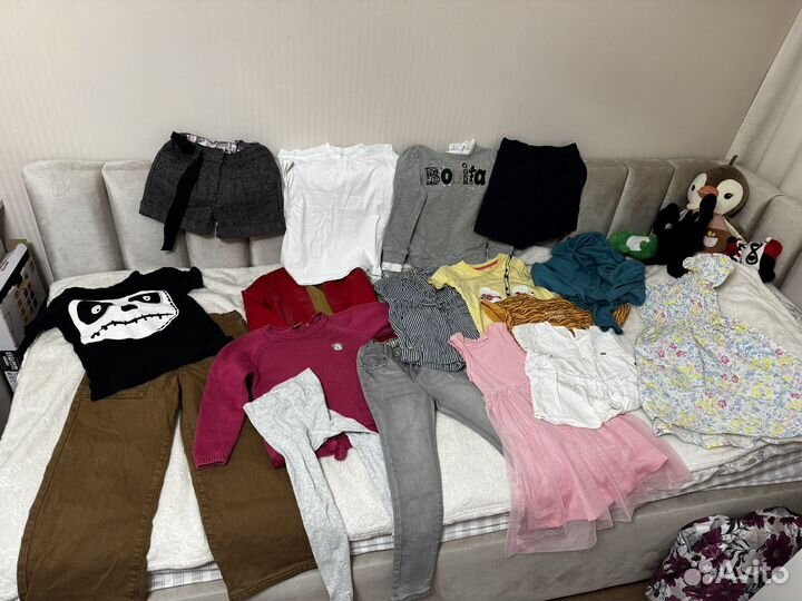 Пакетом вещи на девочку 2-5 лет