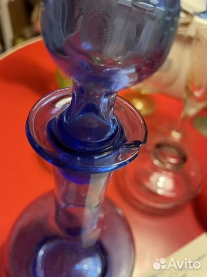 Стекло винтажное цветное