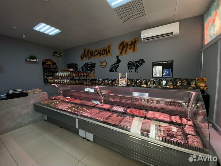Мясной магазин, продуктовый. Готовый бизнес