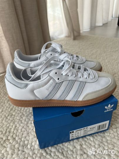 Adidas samba halo blue 6,5 us 38 оригинал