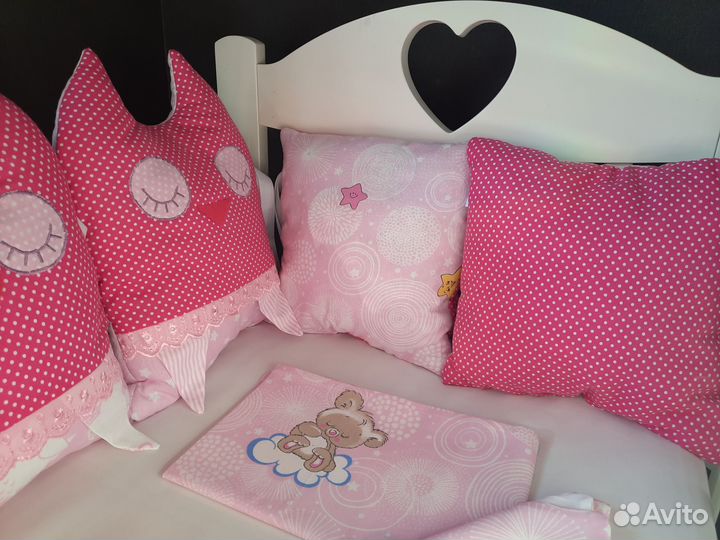 Бортики в кроватку новые