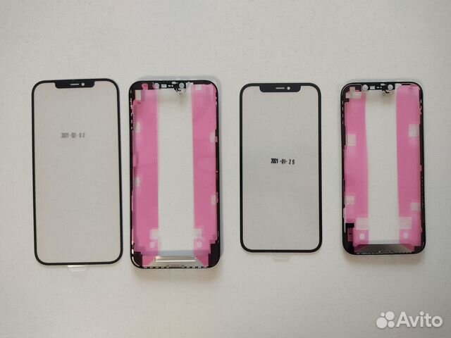 Стекло с рамкой и OCA пленкой iPhone 12,12 Pro Max