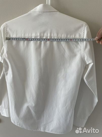 Рубашка белая на рост 140-150