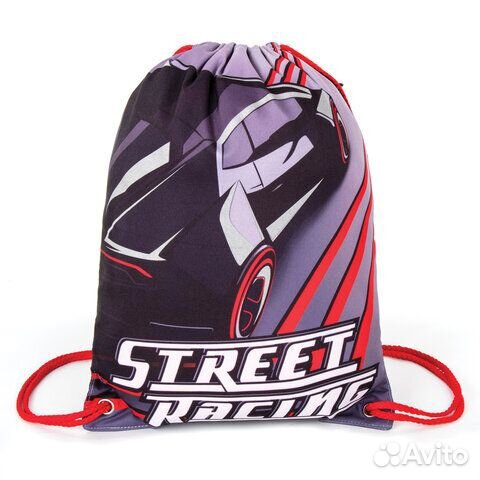 Мешок обуви brauberg premium, карман, подкладка, с