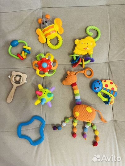 Прорезыватели и подвески игрушки пакетом