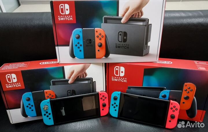 Nintendo Switch rev 2 прошитая чип