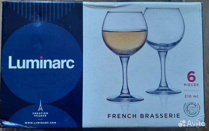 Набор бокалов Luminarc french brasserie 6шт 210мл
