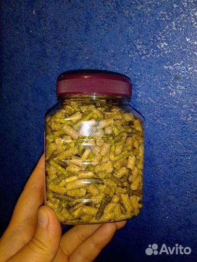 Травяные гранулы + комбикорм