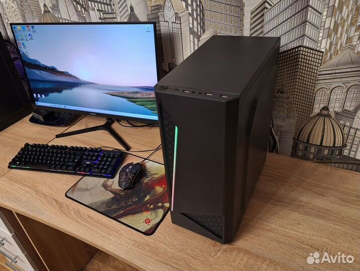 Игровой 24 ядра,RX 580 8Gb,16Gb DDR4,SSD m2+HDD