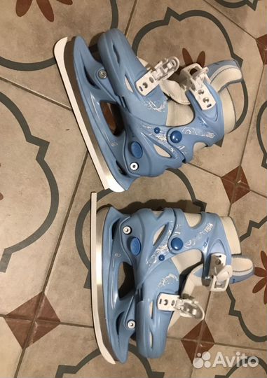 Коньки детские раздвижные 30 33