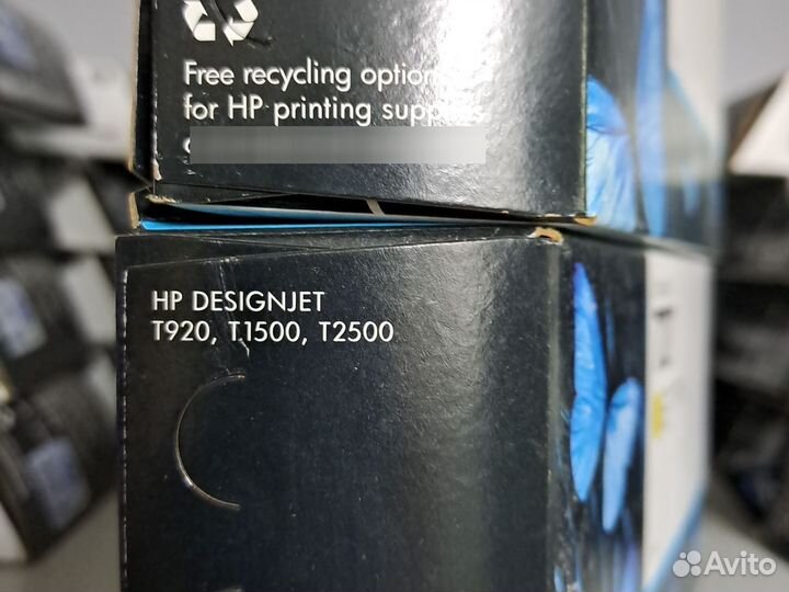 Картриджи hp 727 Yellow