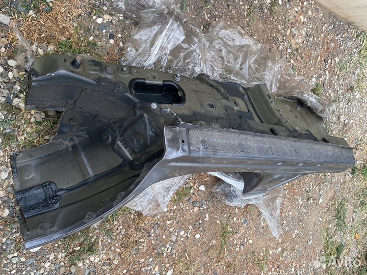 Toyota highlander 2014-2019 г.г. Карниз порог