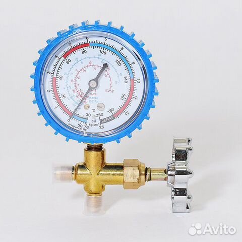 Коллектор 1вентильный ст-466L с мановакууметром