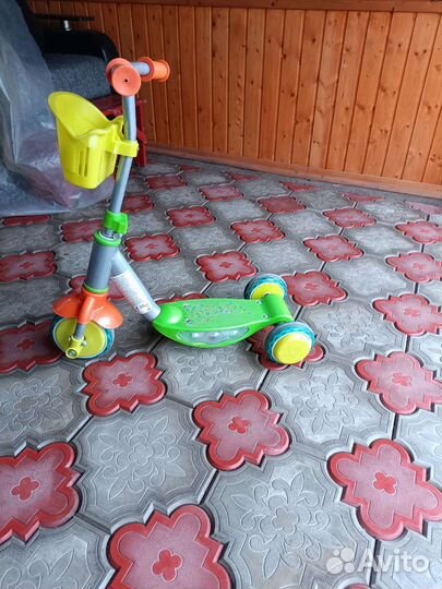 Самокат детский трехколесный бу