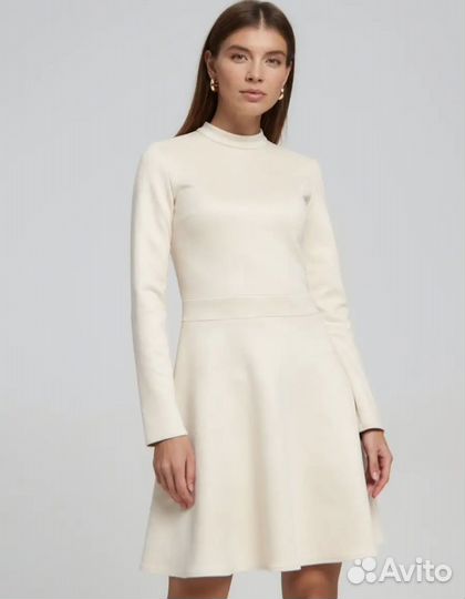 Платье женское замшевое