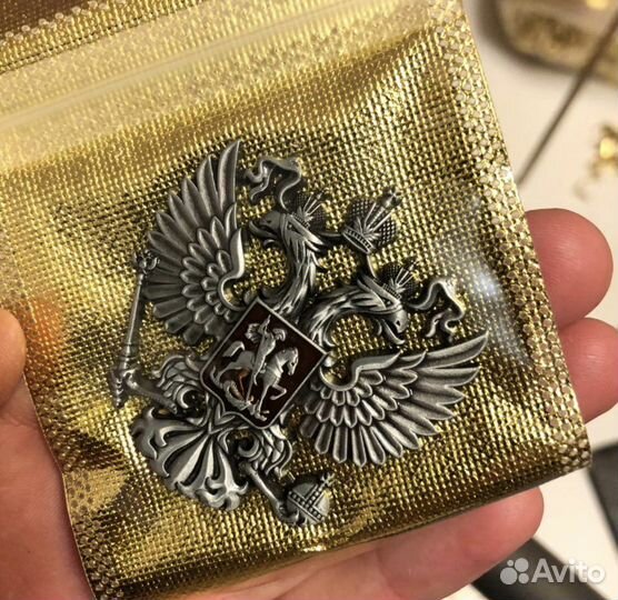 Герб РФ металлический