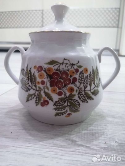Сахарница фарфор СССР