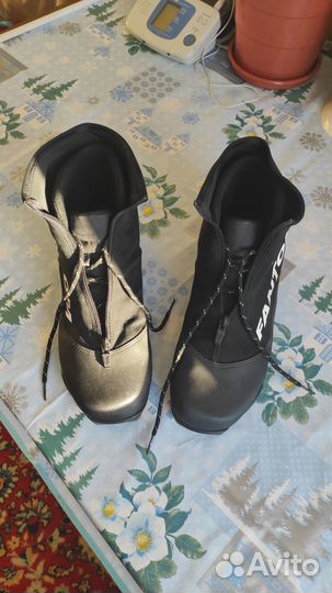 Лыжи беговые, крепления, ботинки, палки