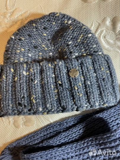 Шапка женская с шарфом