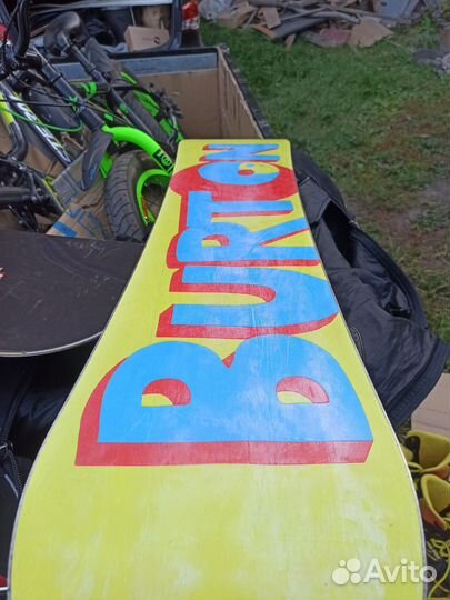 Сноуборд burton chopper 110 + крепления Burton