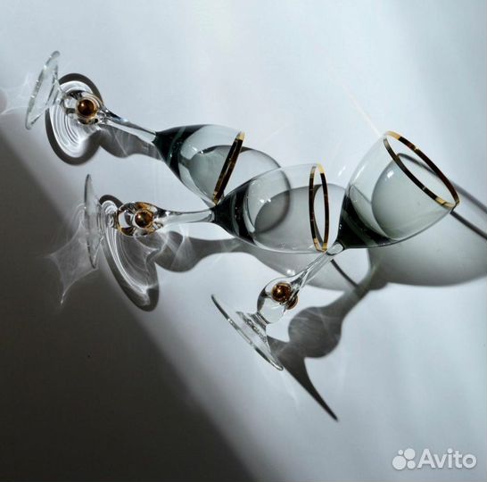 Три редкие винтажные рюмочки Zlata Zuzanna