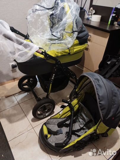 Коляска 2 в 1 Adbor Zipp Yellow