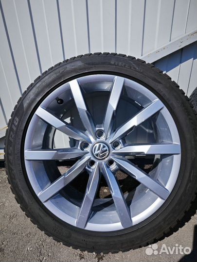 Колёса в сборе 18 зимние VW Borbet Monterey