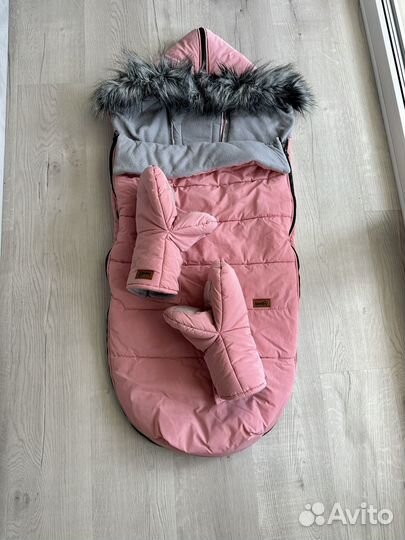 Зимний конверт в коляску Lamby baa