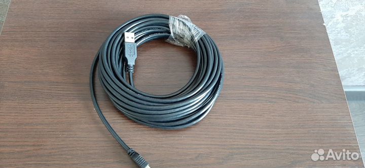 Новый USB кабель 2.0 10 метров
