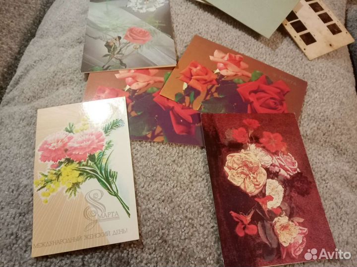 Много открыток ссср, бланки телеграмм СССР