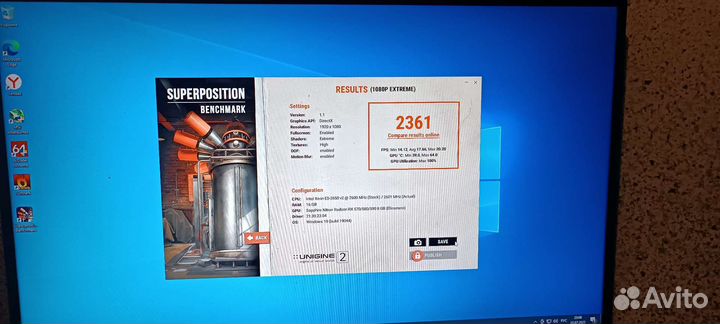 Игровой пк 8 ядер / 16Gb / RX570 8 Gb / Hdd 930Gb